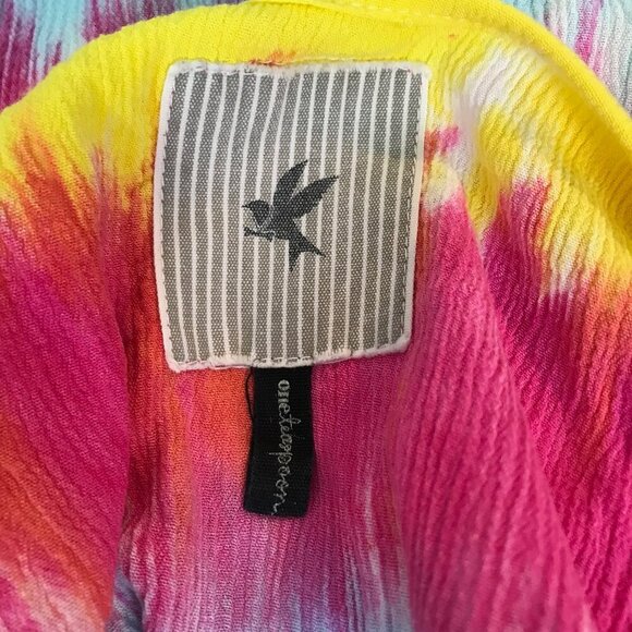 One Teaspoon Colourful Oversized 100% Rayon Sleeveless Top Size XXS - Picture 6 of 8